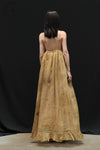 Mutedance 24 Spring/Summer Flower-dyed Silk Sling Dress Series MD-MD24SS22-1K 1khaki PM140